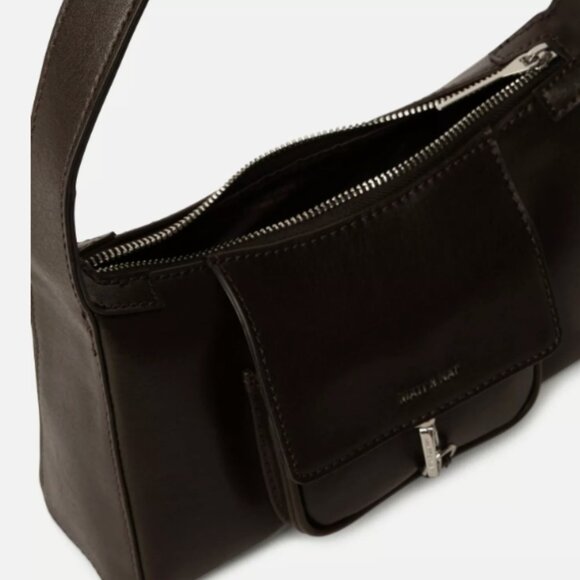 MATT & NAT LOTI VEGAN SHOULDER BAG_ESPRESSO - Picture 4 of 6